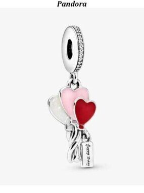 PANDORA Happy Bday Balloon Dangle Charm
